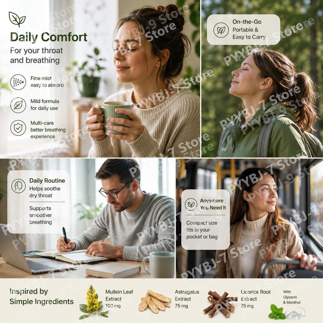 بخاخ التنفس العشبي المنعش للرئ - مراجعة Herbal Wellness In وسعره